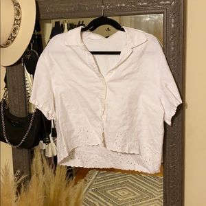 Vintage Linen Blouse